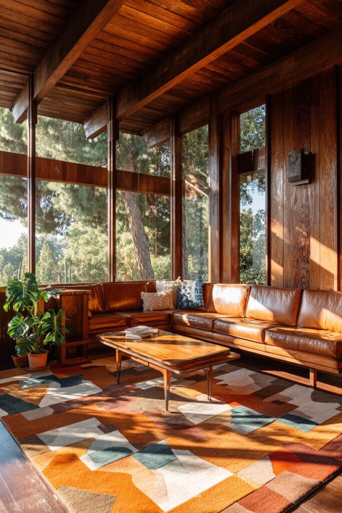 Mid-Century Modern Brown with Authentic Period Details