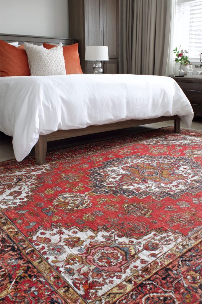 Persian Rug as Autumn Foundation