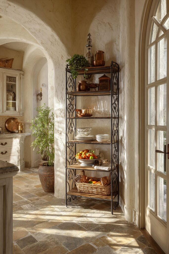 The Traditional Baker's Rack Display