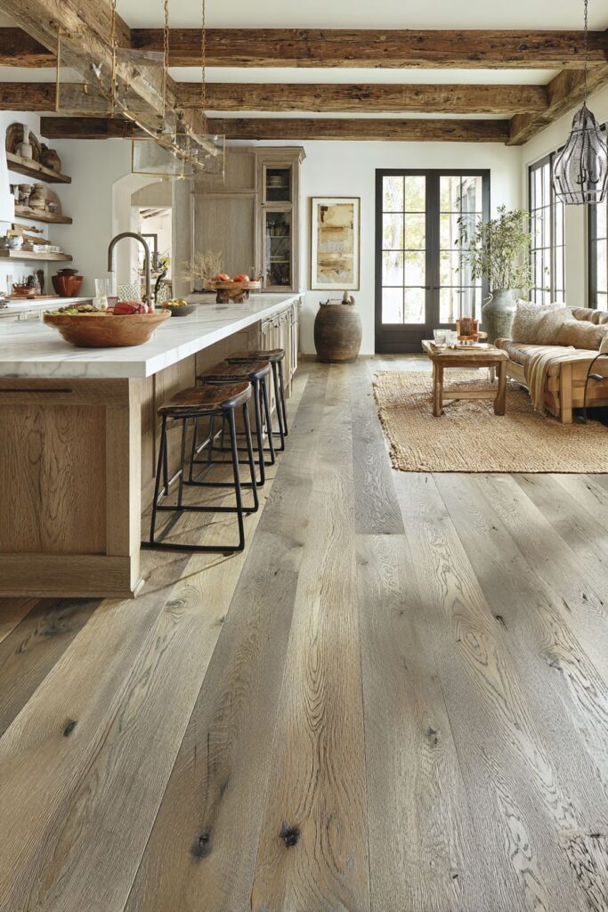 Wide-Plank Flooring with Natural Character