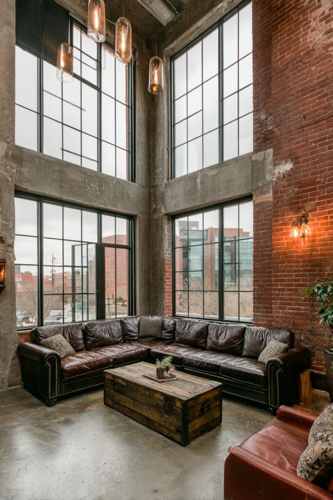 Industrial Loft Character with Raw Materials