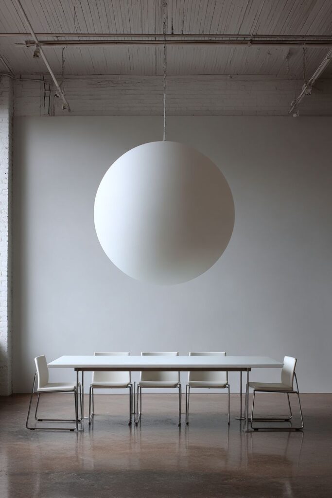Minimalist Spherical Sculpture