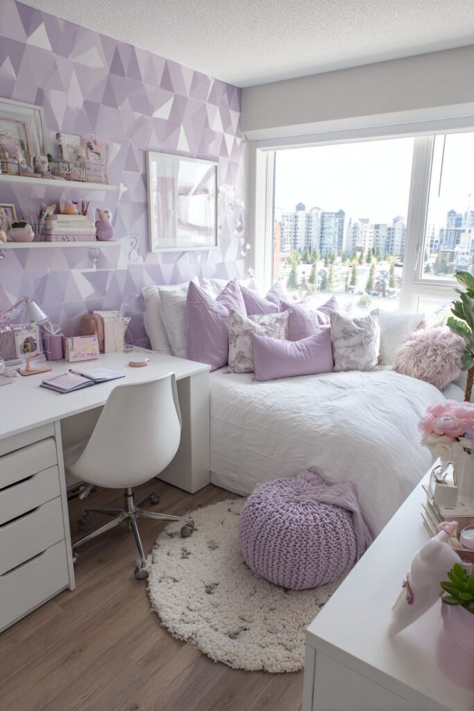 Budget-Friendly Teen Bedroom with DIY Charm