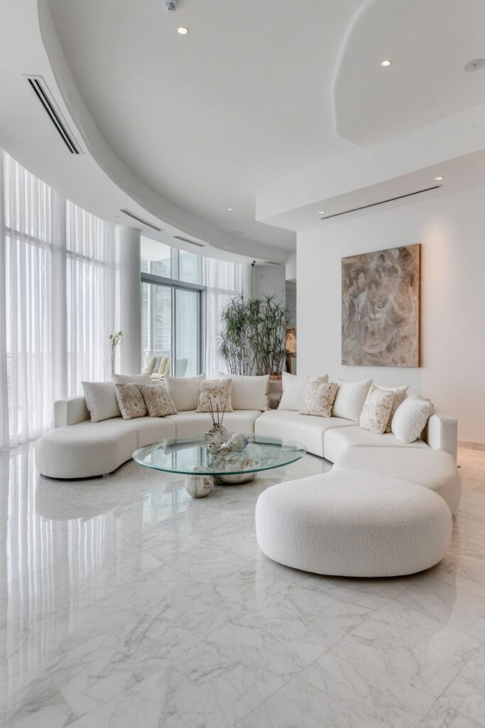 Circular Harmony with Luxurious Materials