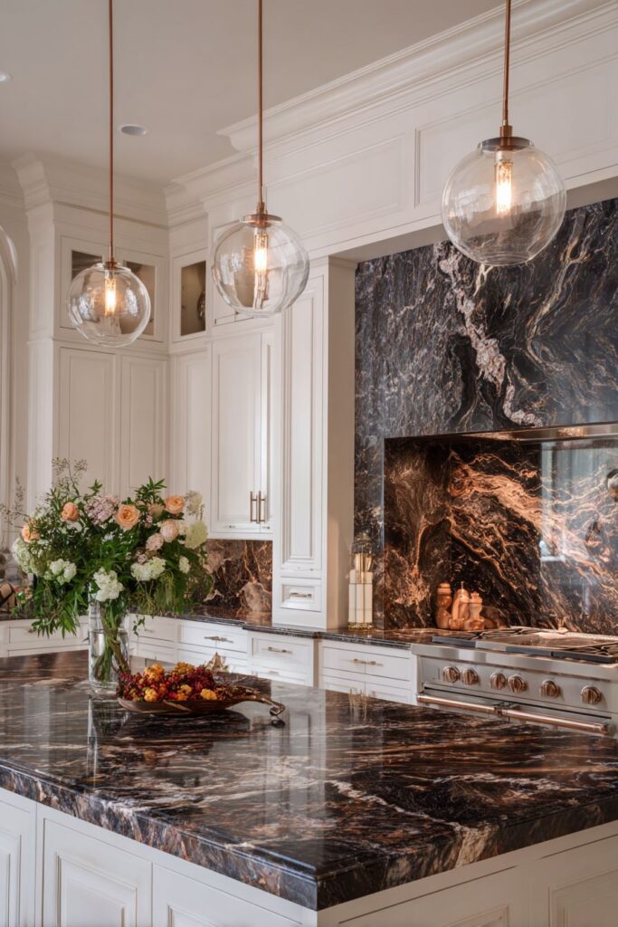 Luxury Black Marble Drama