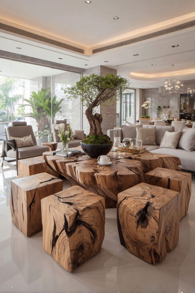 Central Coffee Table Focus