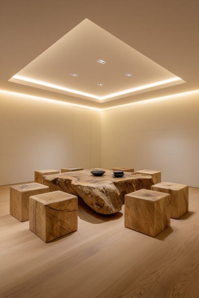 Central Coffee Table Focus