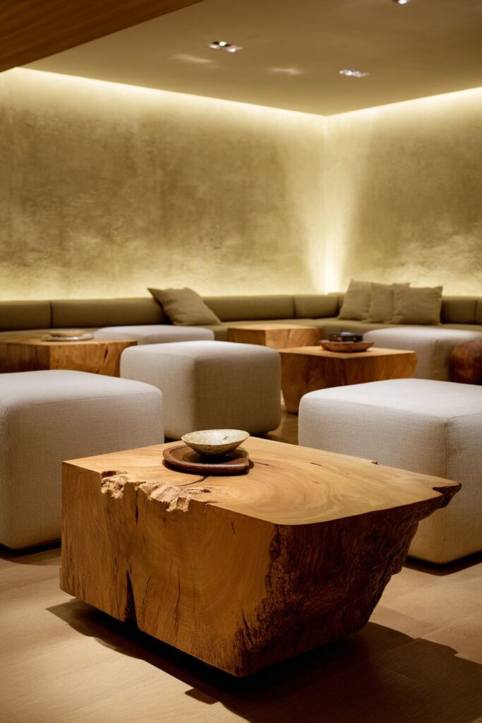 Central Coffee Table Focus