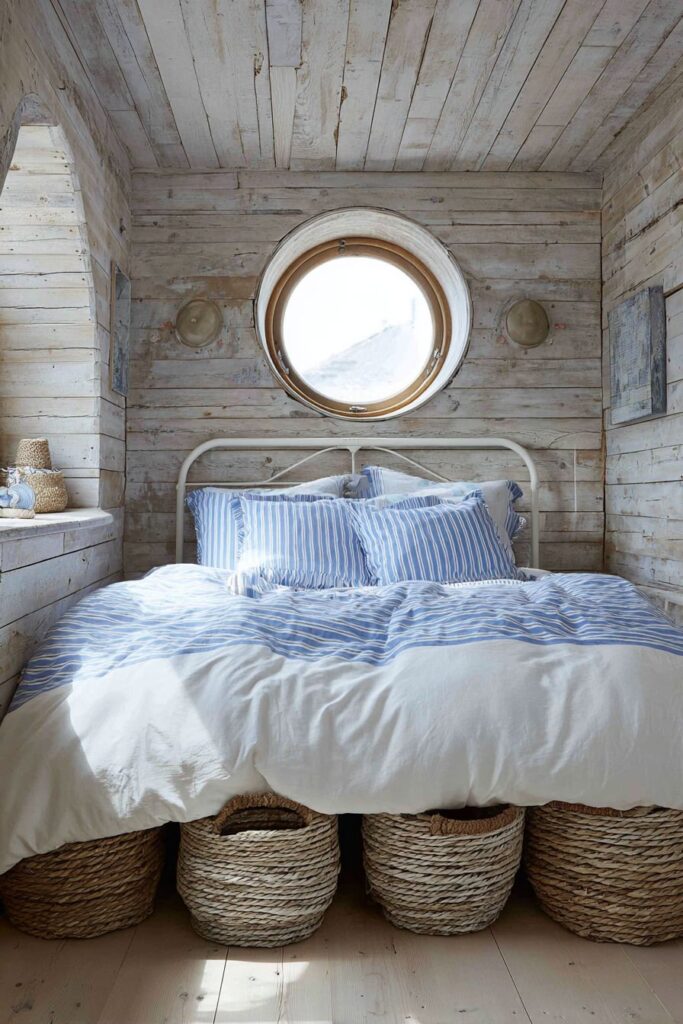 Coastal Cottage Whitewashed Wood