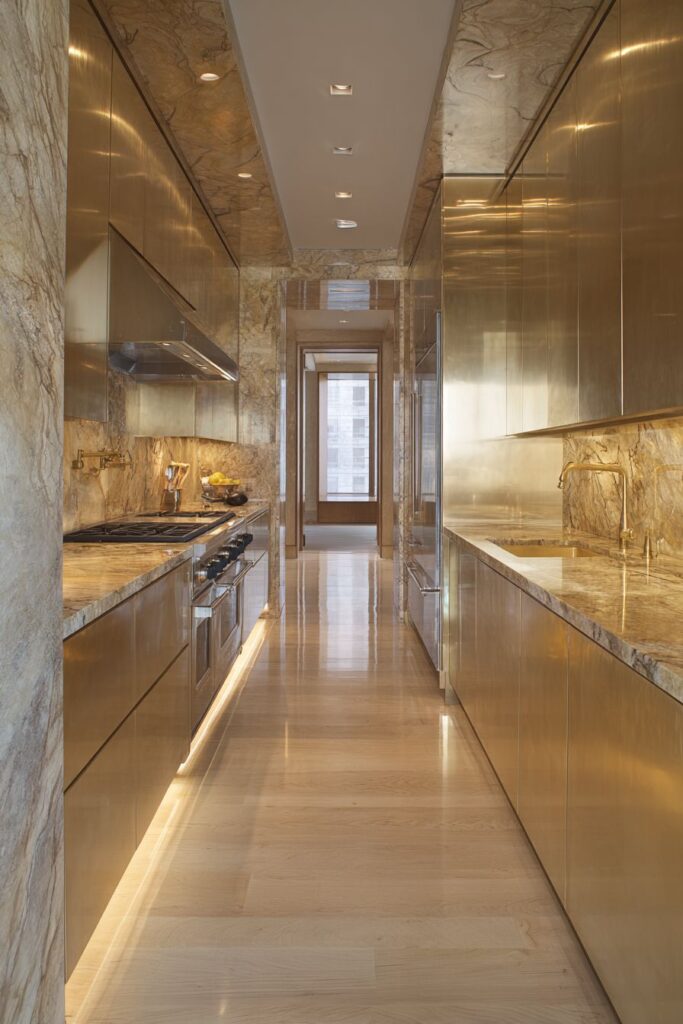 Luxury Multi-Finish Stainless Steel Kitchen