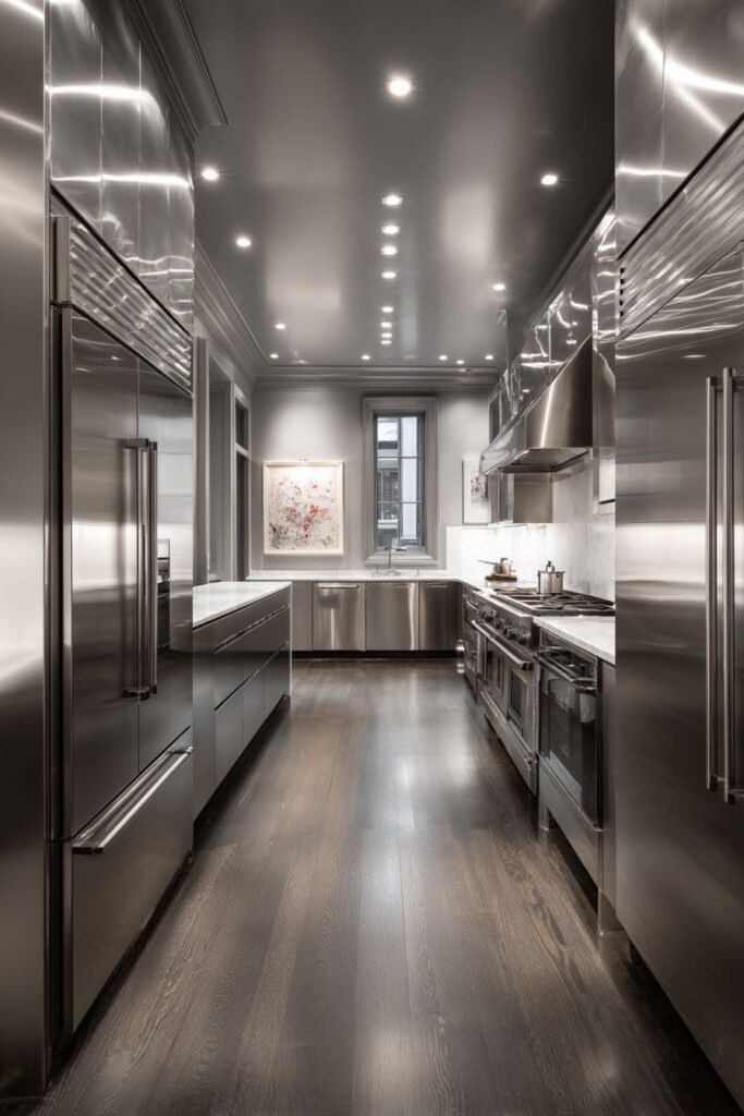 Luxury Multi-Finish Stainless Steel Kitchen
