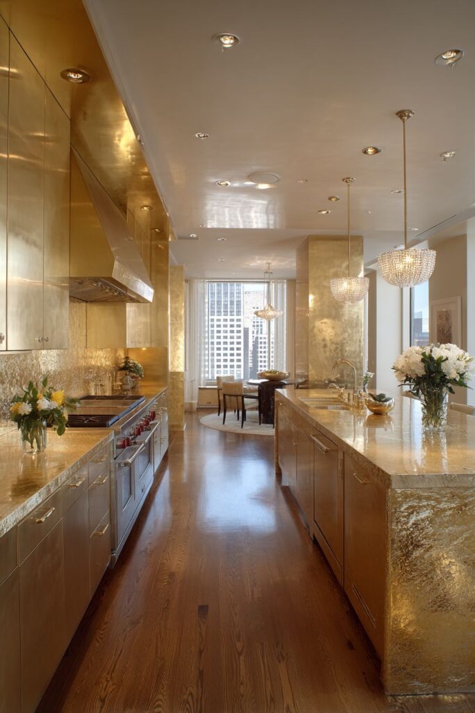 Luxury Multi-Finish Stainless Steel Kitchen