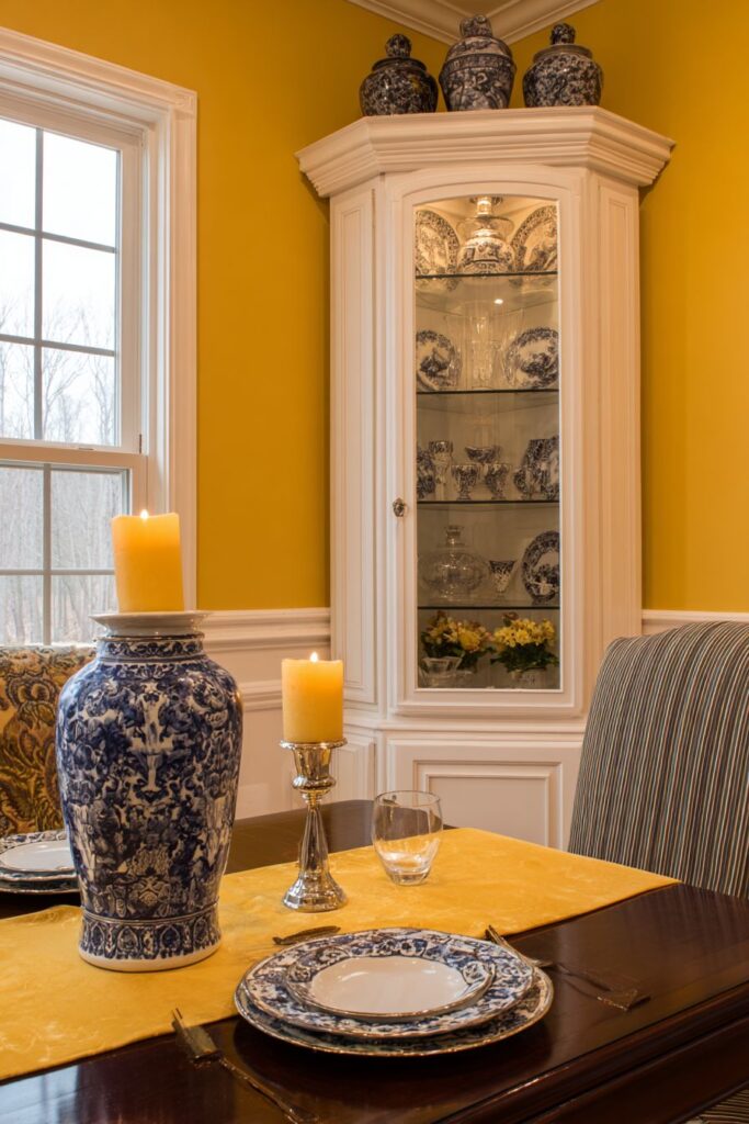 Transitional Yellow and Grey Sophistication