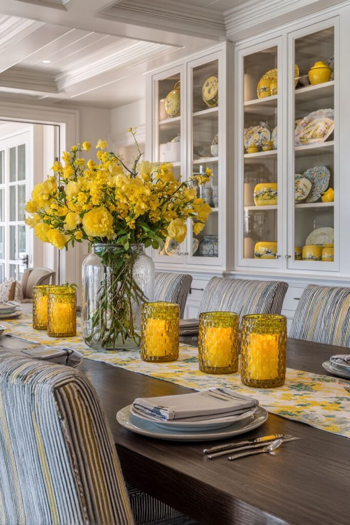 Transitional Yellow and Grey Sophistication