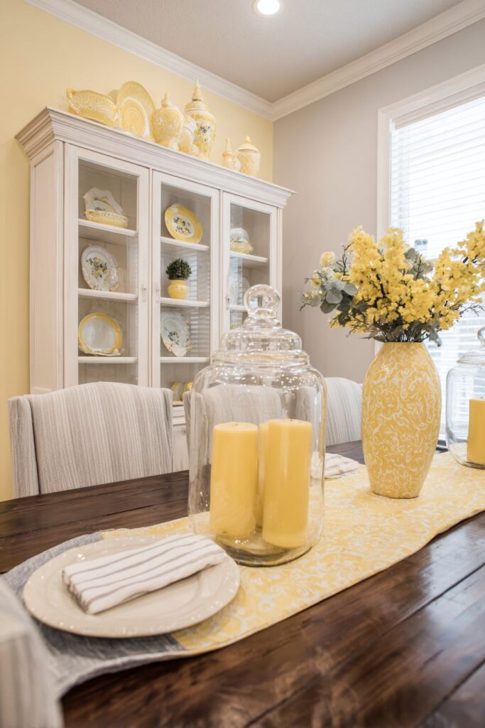 Transitional Yellow and Grey Sophistication