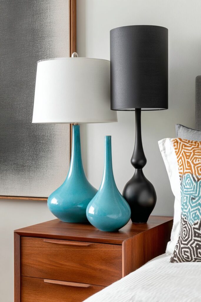Sculptural Ceramic Table Lamps