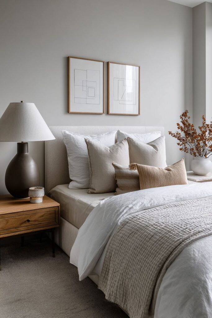 Modern Grid Gallery Wall with Uniform Frames