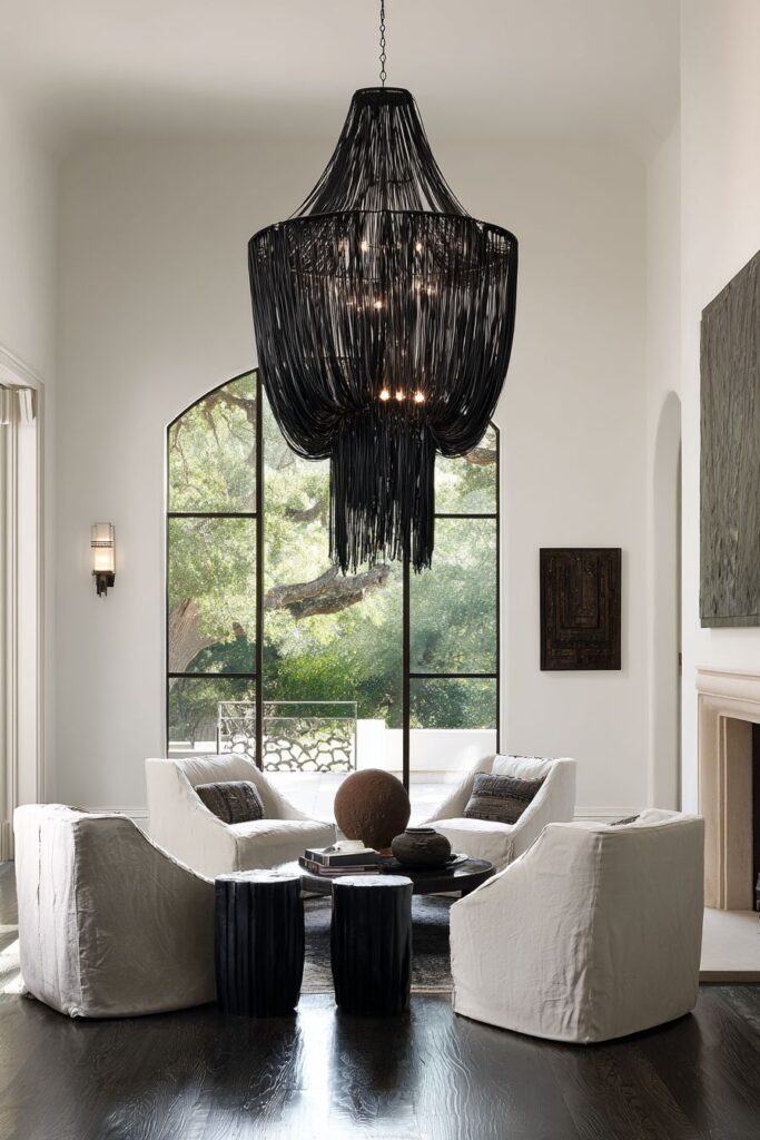 Statement Black Lighting Drama