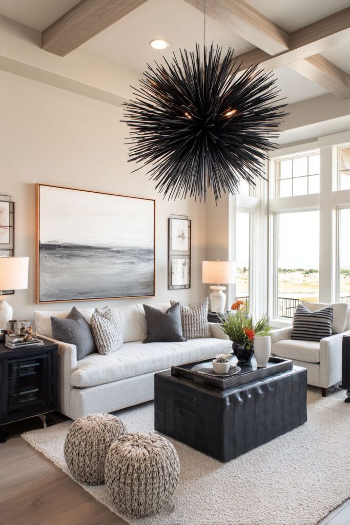 Statement Black Lighting Drama