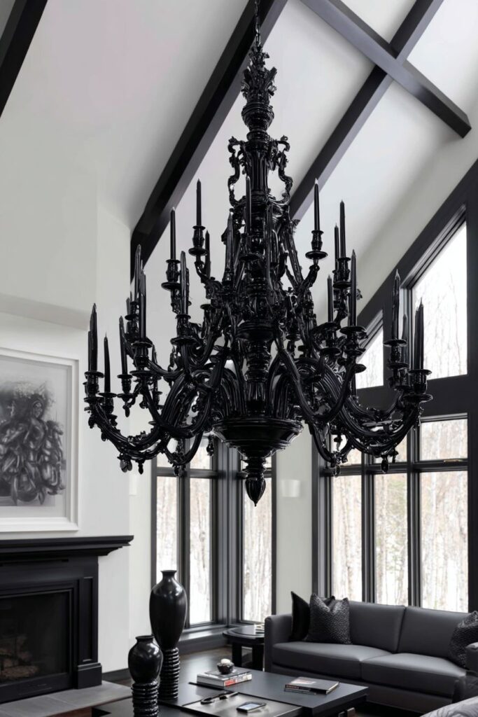 Statement Black Lighting Drama