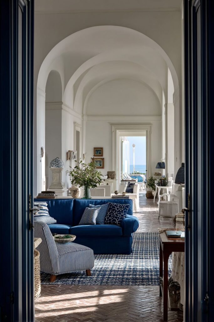 Mediterranean Magic: Cobalt Blue Coastal European