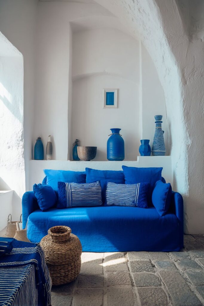 Mediterranean Magic: Cobalt Blue Coastal European