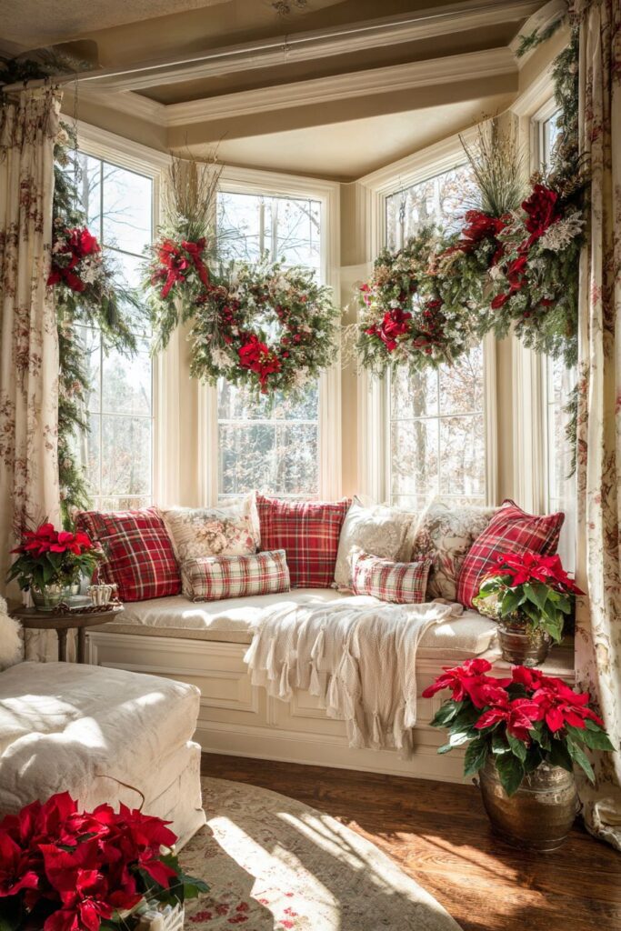 Bay Window Christmas Transformation