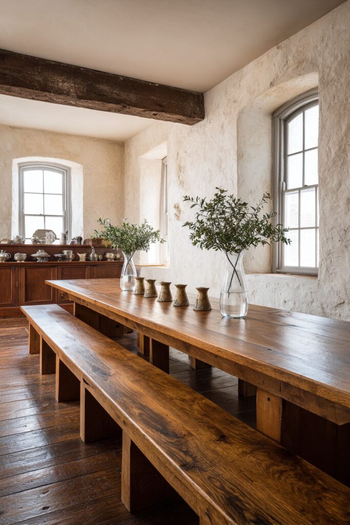 Draw-Leaf Extension Table Colonial Adaptability