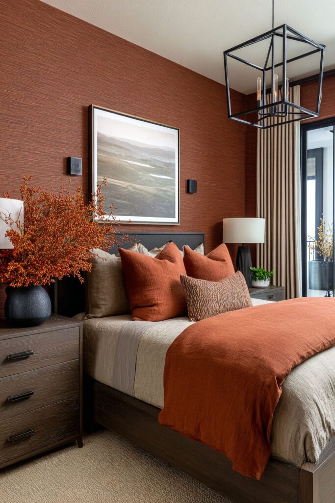 Grasscloth Wallpaper with Textural Warmth