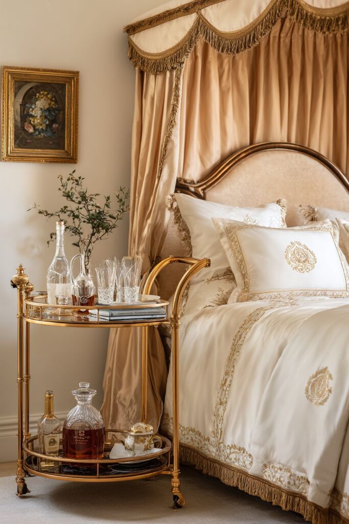 Ultimate Luxury with Gold Bullion Fringe Details