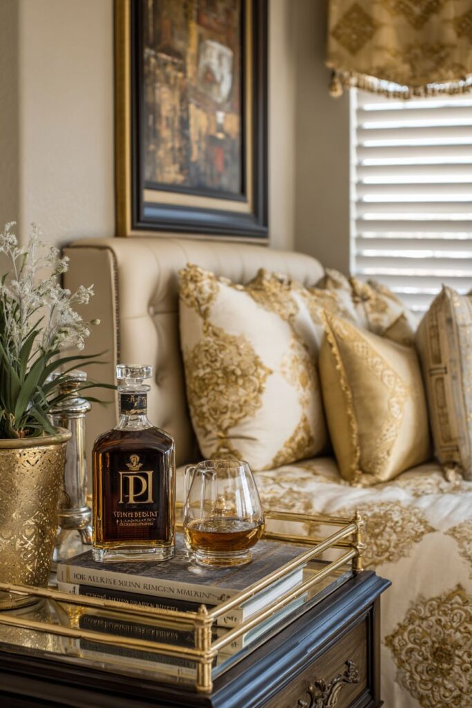 Ultimate Luxury with Gold Bullion Fringe Details