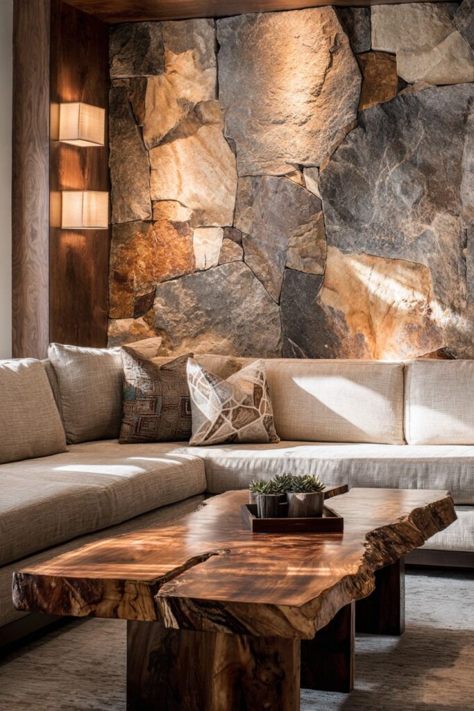 Natural Stone Drama: Earth Elements as Architectural Features