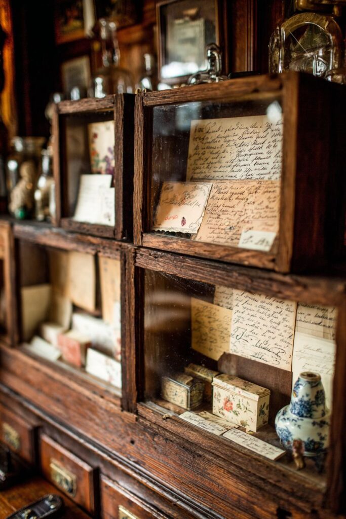 Family Recipe Shadow Box Memorial Display