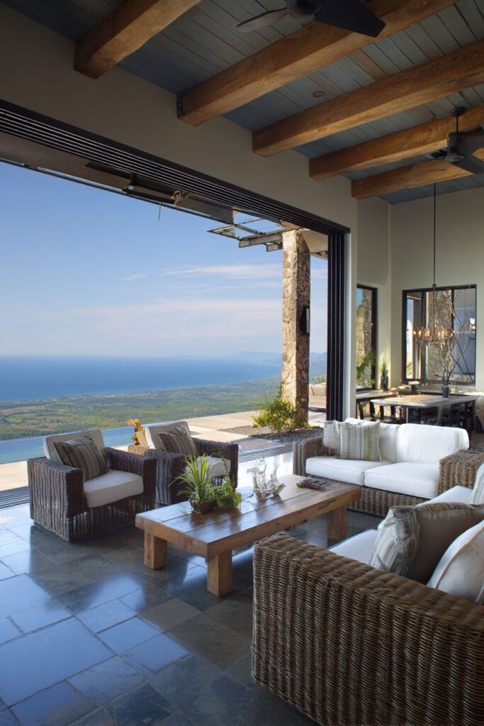 View-Focused Minimalism with Outdoor Connection