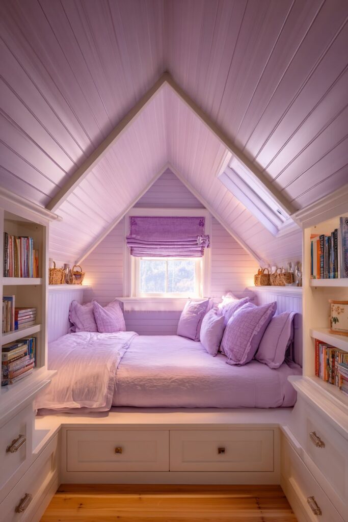 Attic Bedroom with Architectural Character