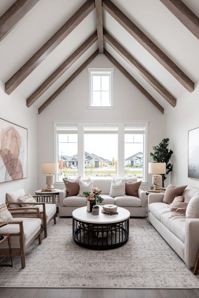 Symmetrical Conversation Seating