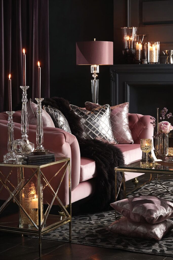 Art Deco Blush Pink Glamour