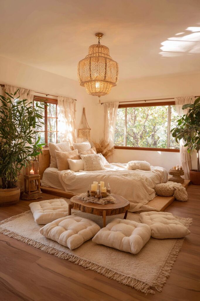 Wellness-Focused Meditation Corner