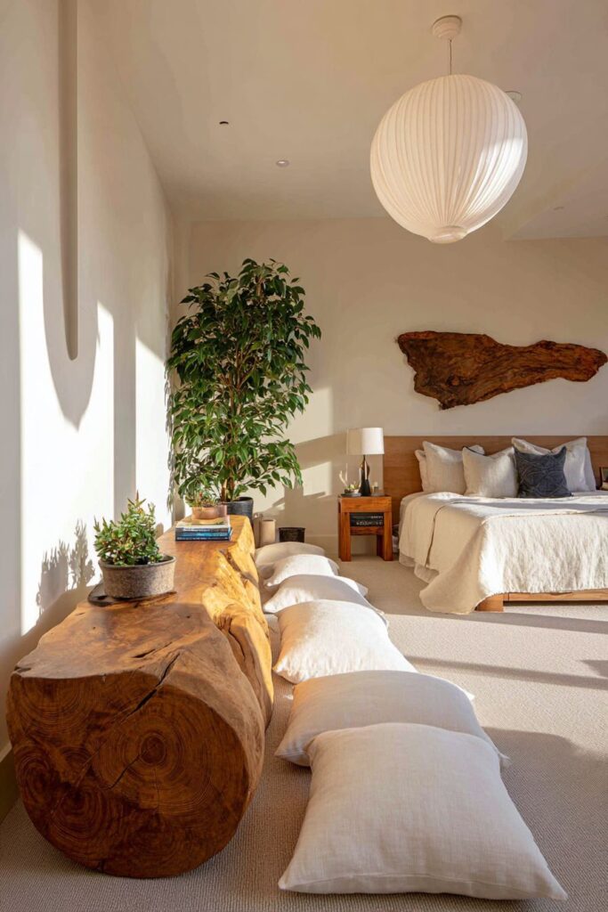 Wellness-Focused Meditation Corner