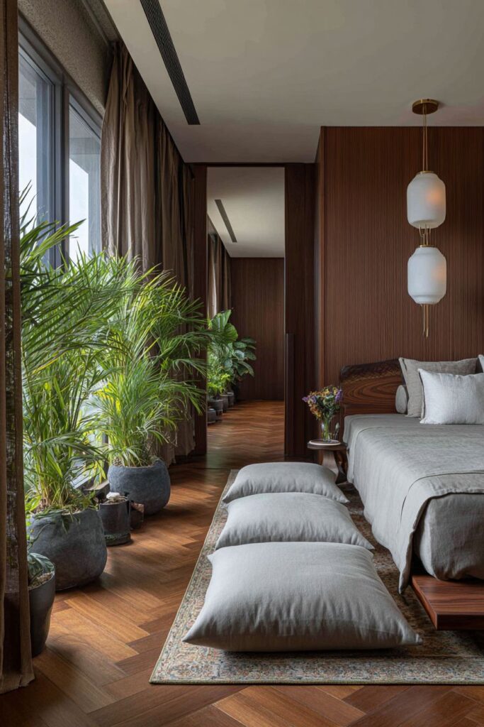 Wellness-Focused Meditation Corner