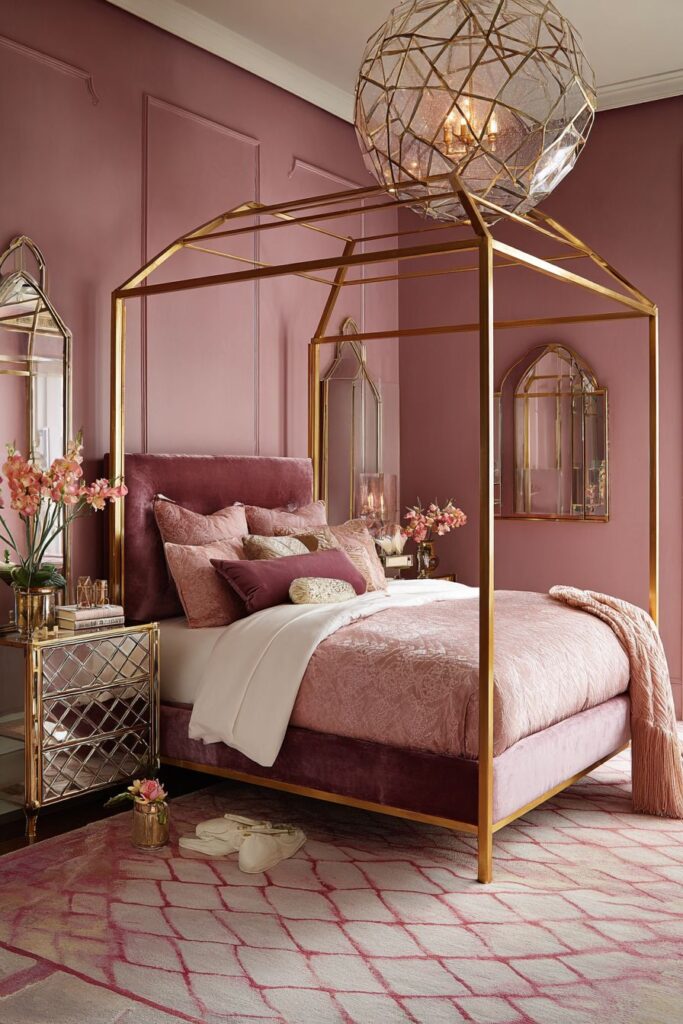 Art Deco Pink Opulence