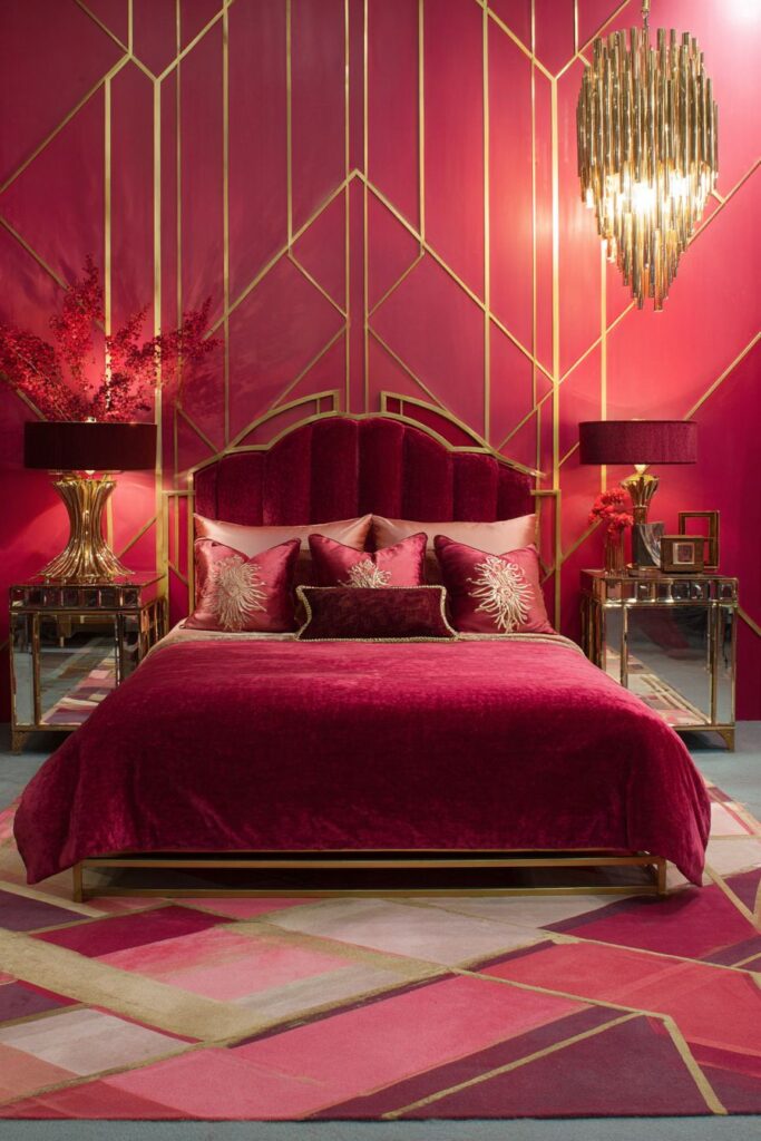 Art Deco Pink Opulence