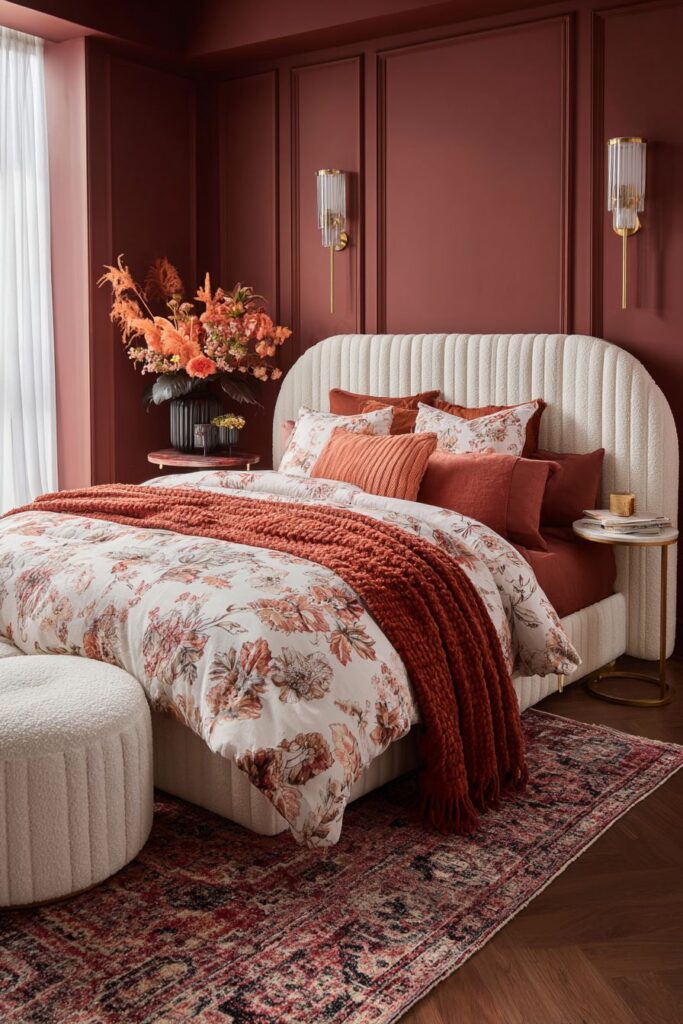 Romantic Red Paint Intimacy