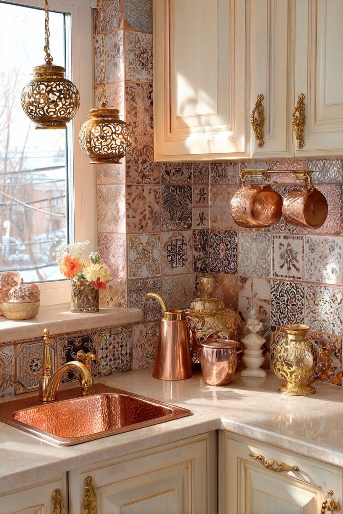 Mediterranean Rose Gold Romance