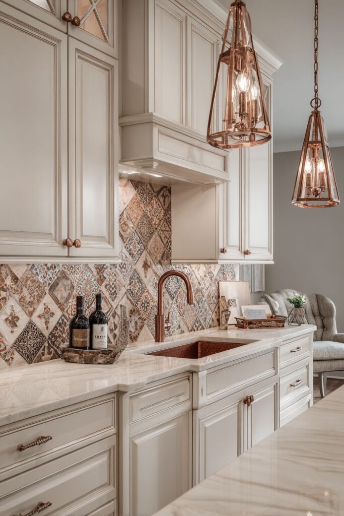 Mediterranean Rose Gold Romance