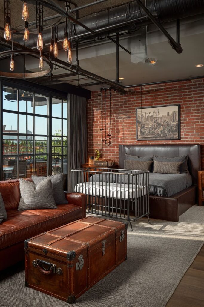 Industrial-Chic Family Space
