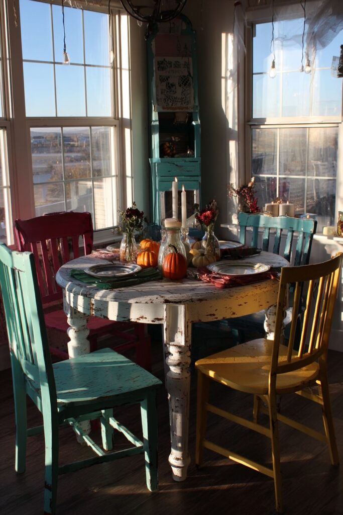 Eclectic Breakfast Room Charm