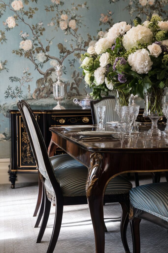 Double Pedestal Walnut Formal Sophistication