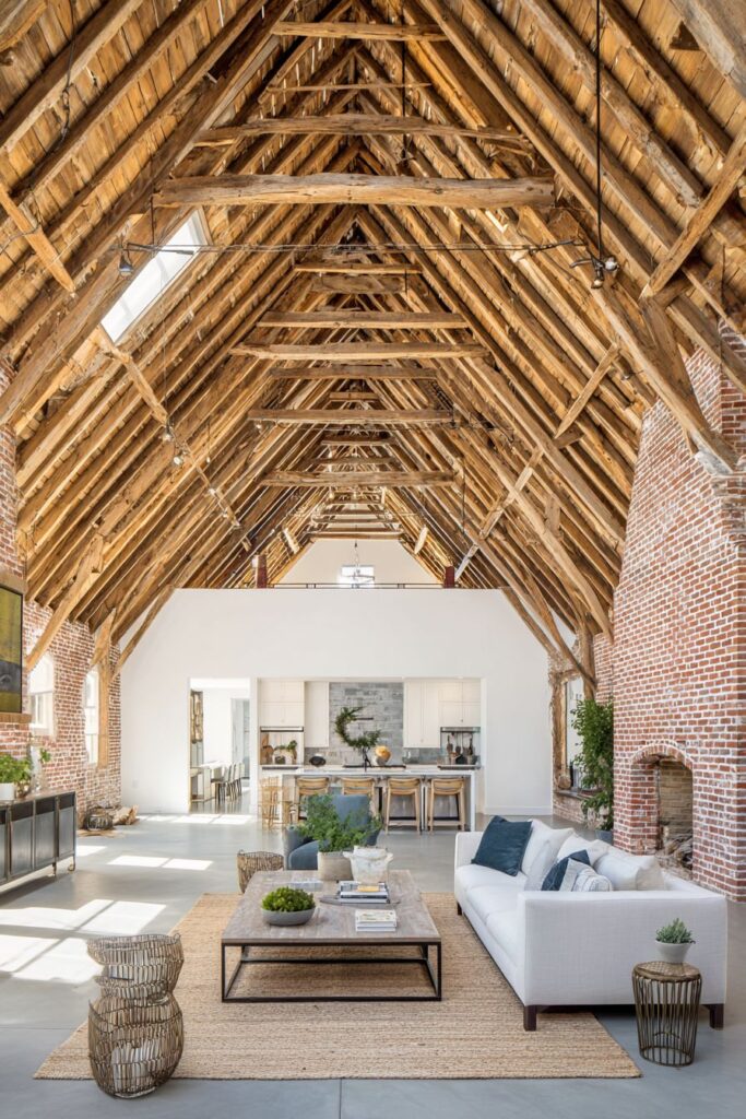 Converted Barn with Original Timber Framing