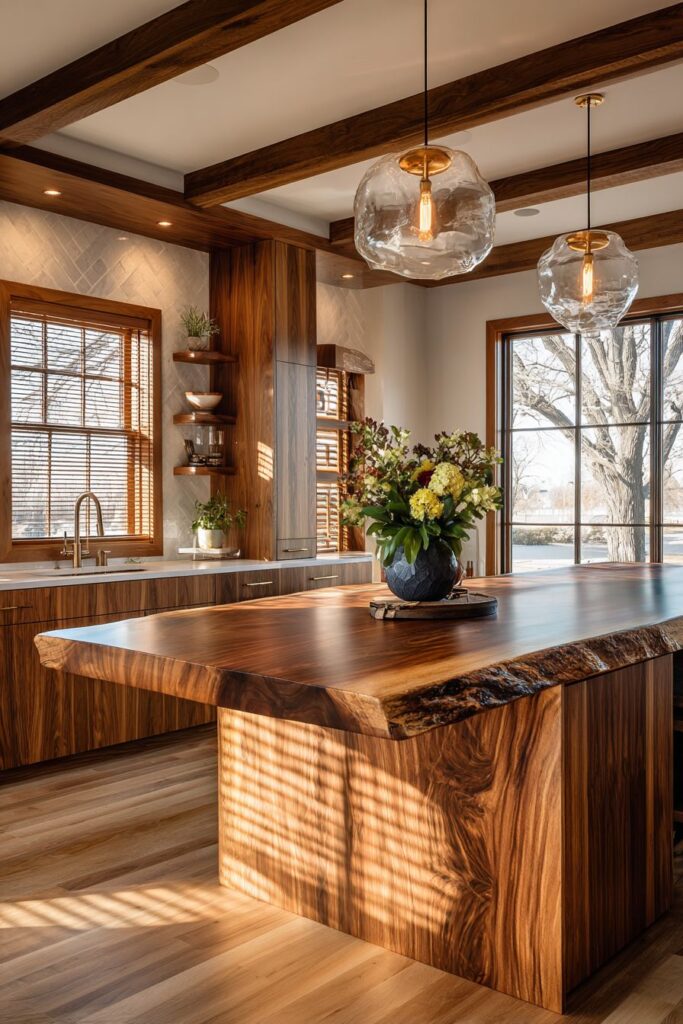 Oak Window Shutters Design Integration